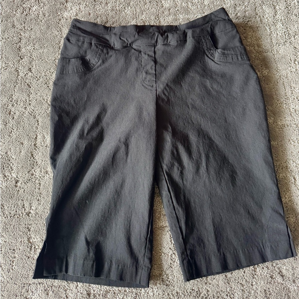 TRIBAL Brand Women’s Black Shorts (Size 12) - Picture 1 of 3